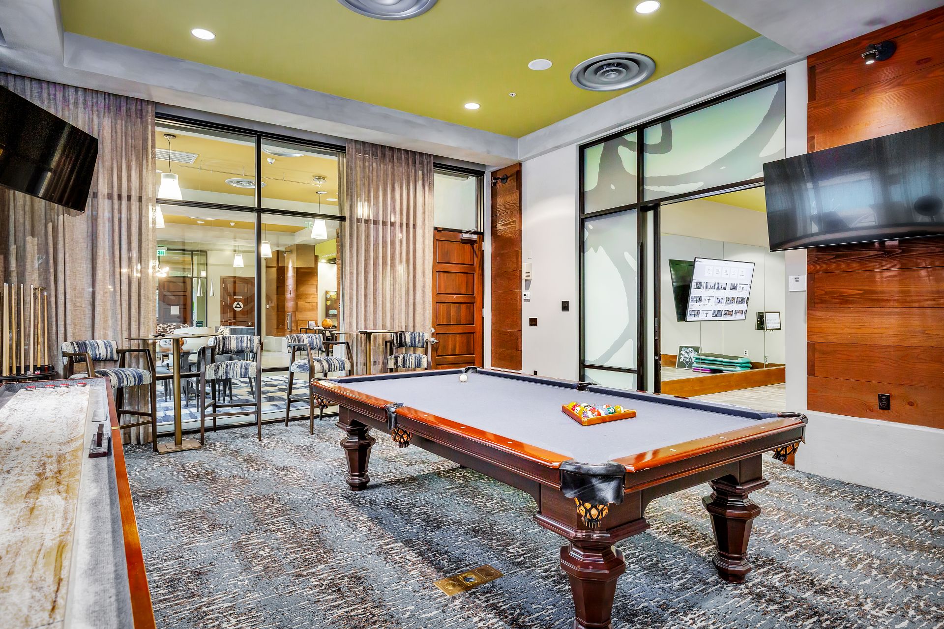 Club pool room - thumbnail of larger image